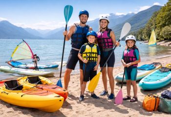 découvrez comment pratiquer des sports nautiques sur le lac léman en famille avec un budget maîtrisé, grâce aux locations d'équipements proposées par decathlon et intersport.