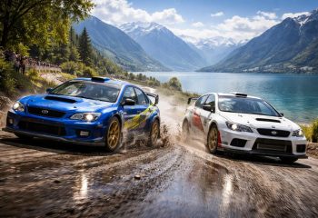 découvrez l'aventure unique des aigles du léman à travers des rallyes palpitants en subaru wrx sti et mitsubishi lancer evolution, alliant vitesse et paysages spectaculaires.